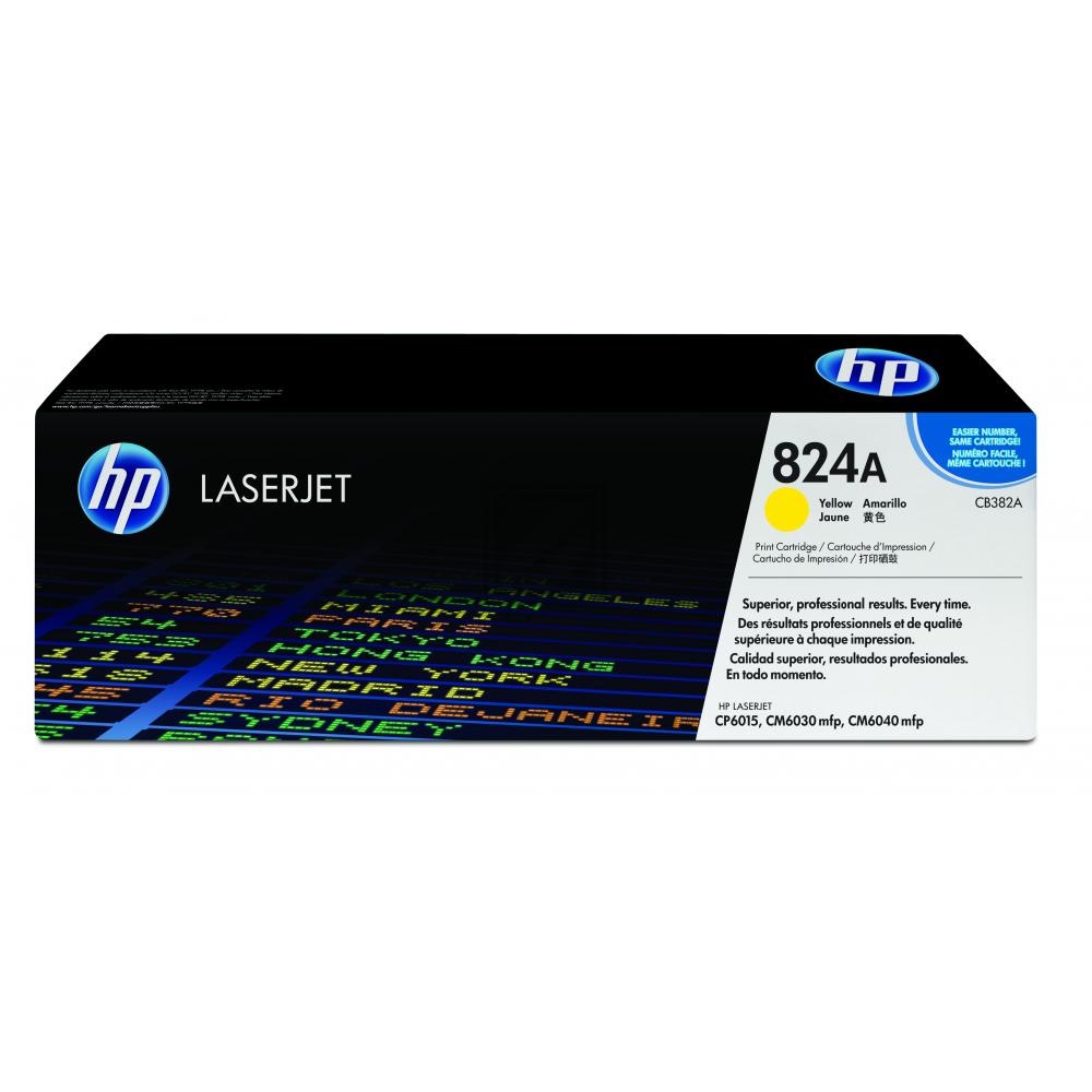 CB382A // 824A / gelb / original HP Toner gelb / CB382A / 21000 S.