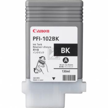 0895B001 // PFI102BK / schwarz / original CANON Tintenpatrone schwarz / 0895B001 / 130.00 ml