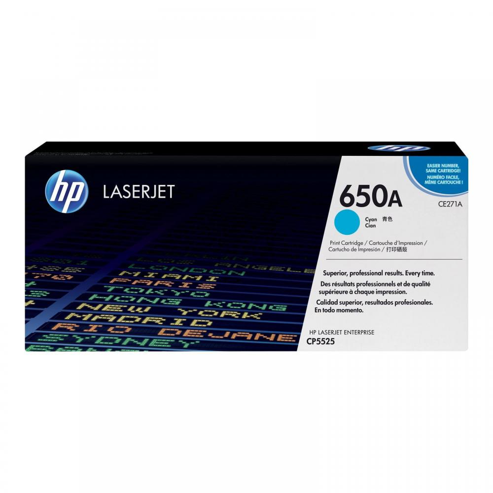 CE271A // 650A / cyan / original HP Toner cyan / CE271A / 15000 S.