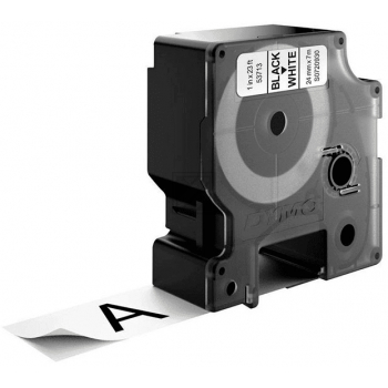 53713 // S0720930 / schwarz / original DYMO DirectLabelEtiketten / 53713