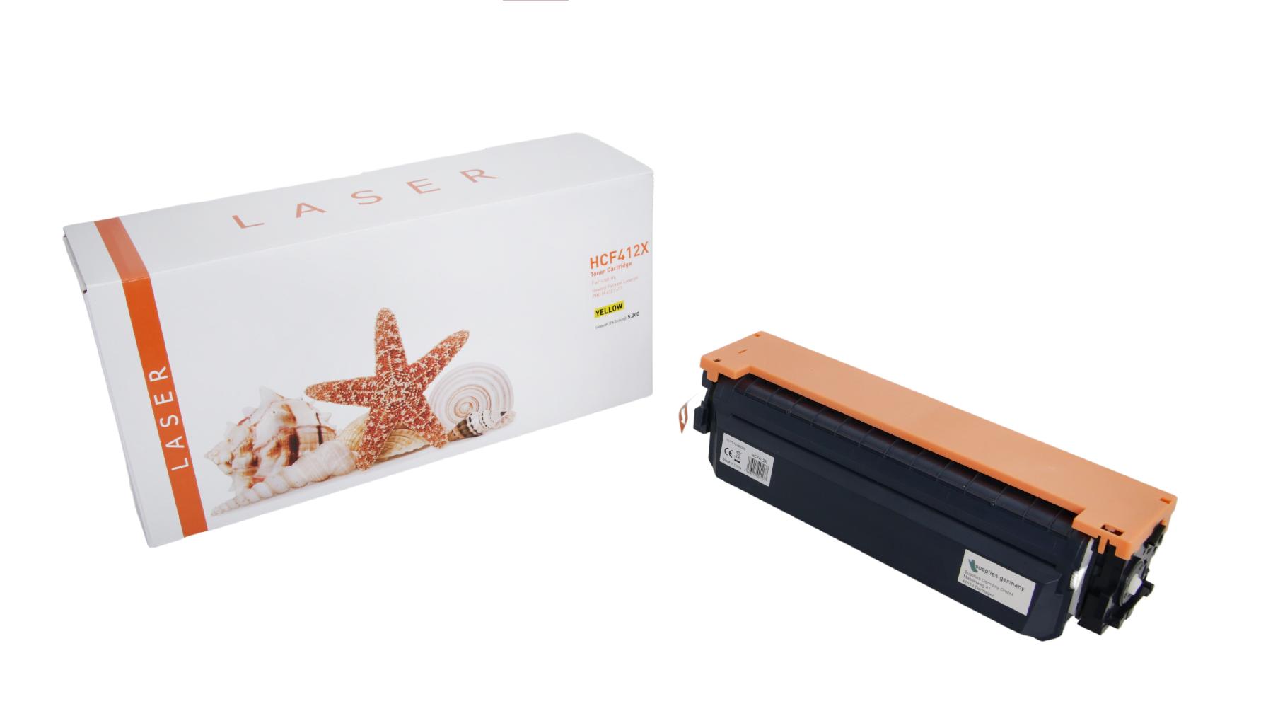 Alternativ Toner Yellow für HP / CF412X / 5.000 Seiten
