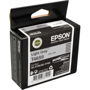 C13T46S900 // T46S9 / original EPSON Tintenpatrone grau / C13T46S900 / 25.00 ml