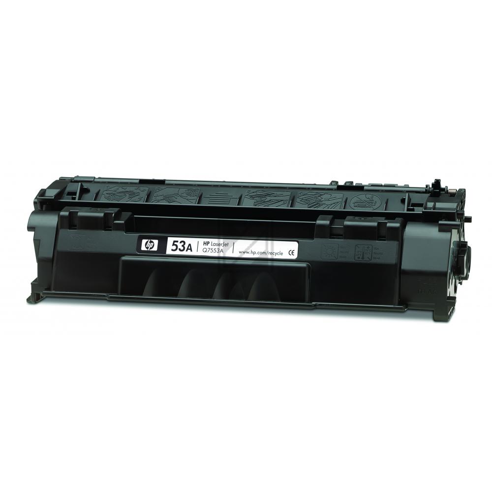 Q7553A // 53A / schwarz / original HP Toner schwarz / Q7553A / 3000 S.