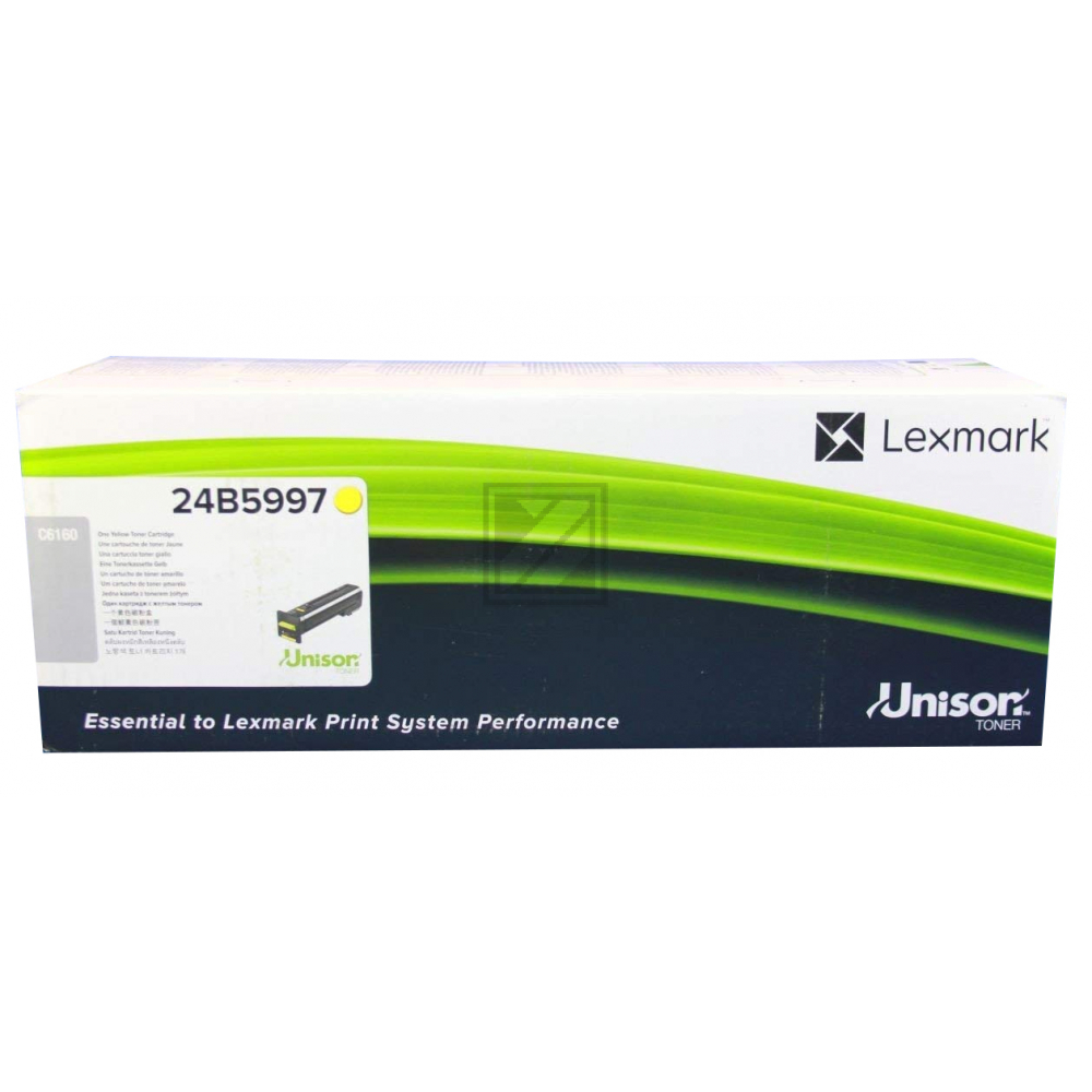 24B5997 / gelb / original LEXMARK Toner gelb / 24B5997 / 20000 S.
