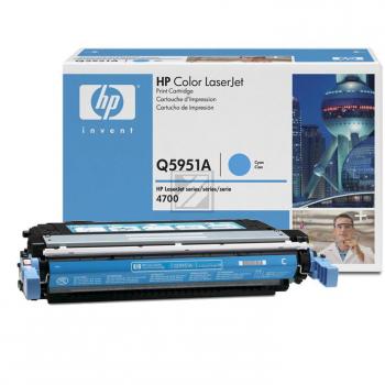 Q5951A // 643A / cyan / original HP Toner cyan / Q5951A / 10000 S.