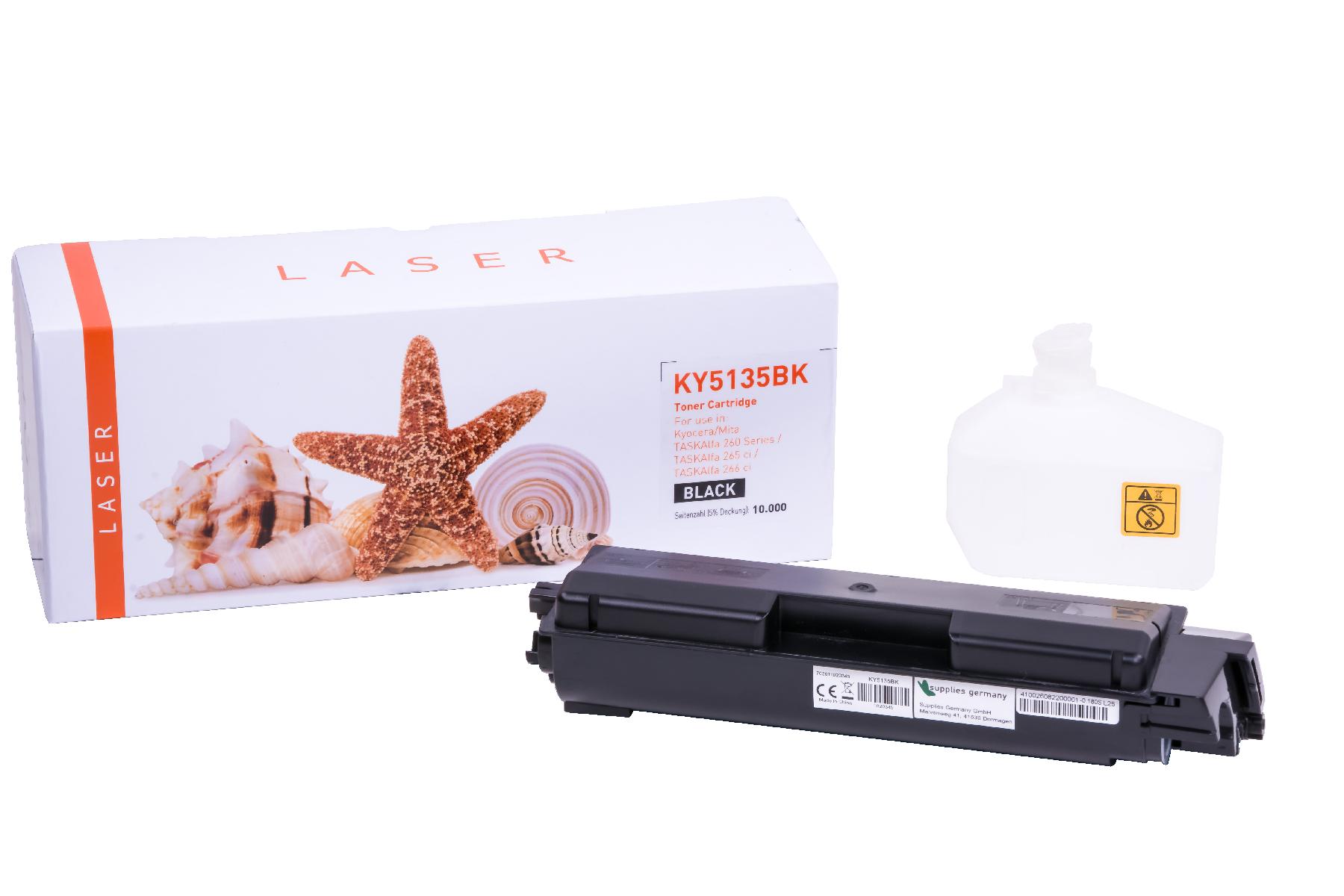 Alternativ Toner Black für Kyocera / TK5135BK / 10.000 Seiten