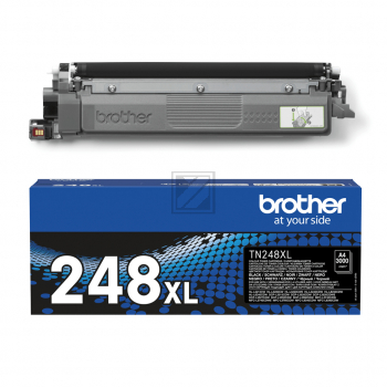 TN248XLBK / schwarz / original BROTHER Toner schwarz / TN248XLBK / 3000 S.