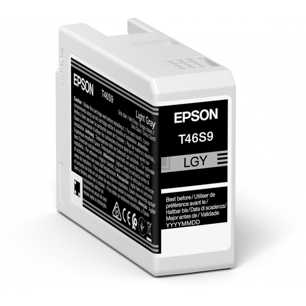 C13T46S900 // T46S9 / original EPSON Tintenpatrone grau / C13T46S900 / 25.00 ml