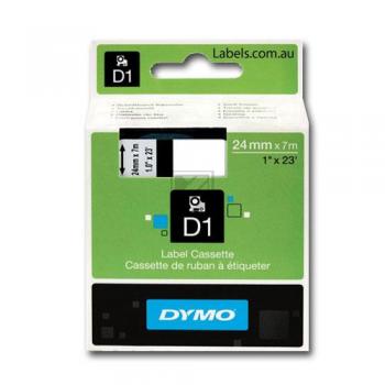 53713 // S0720930 / schwarz / original DYMO DirectLabelEtiketten / 53713