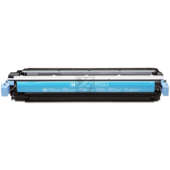 C9731A // 645A / cyan / original HP Toner cyan / C9731A / 12000 S.