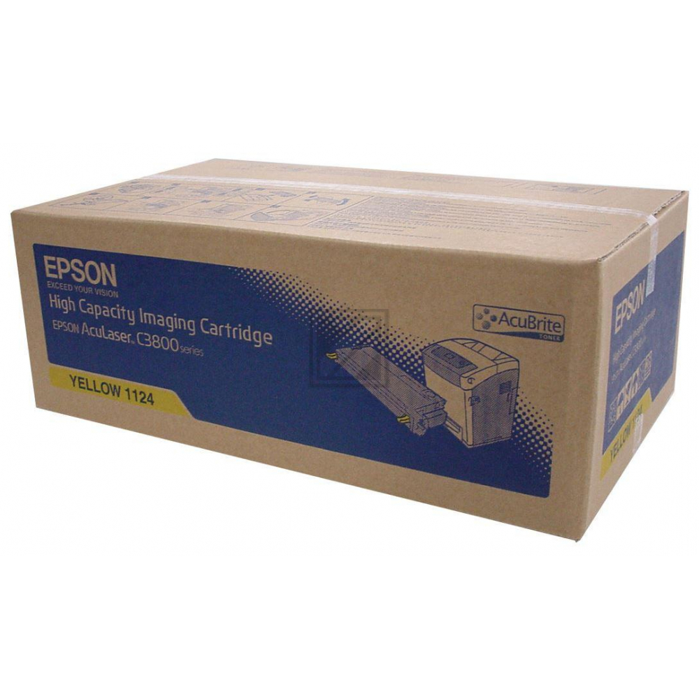C13S051124 // 1124 / gelb / original EPSON Toner gelb / C13S051124 / 9000 S.