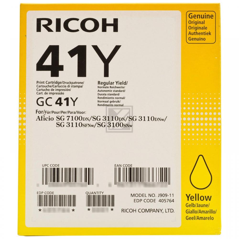 405764 // GC41Y / gelb / original RICOH Tinte Sonstige / 405764 / 2200 S.