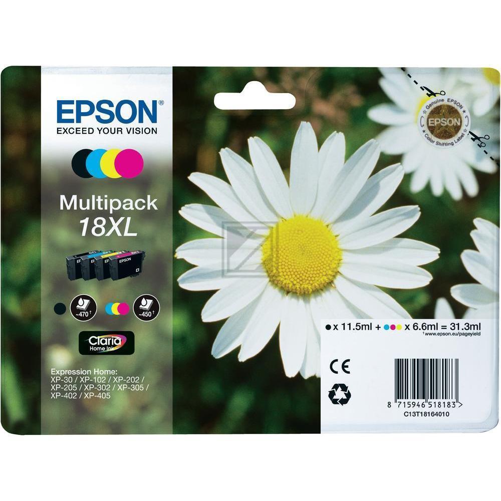 C13T18164012 // 18XL / original EPSON Tintenpatrone MultiPack / C13T18164012