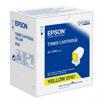 C13S050747 // 0747 / gelb / original EPSON Toner gelb / C13S050747 / 8800 S.