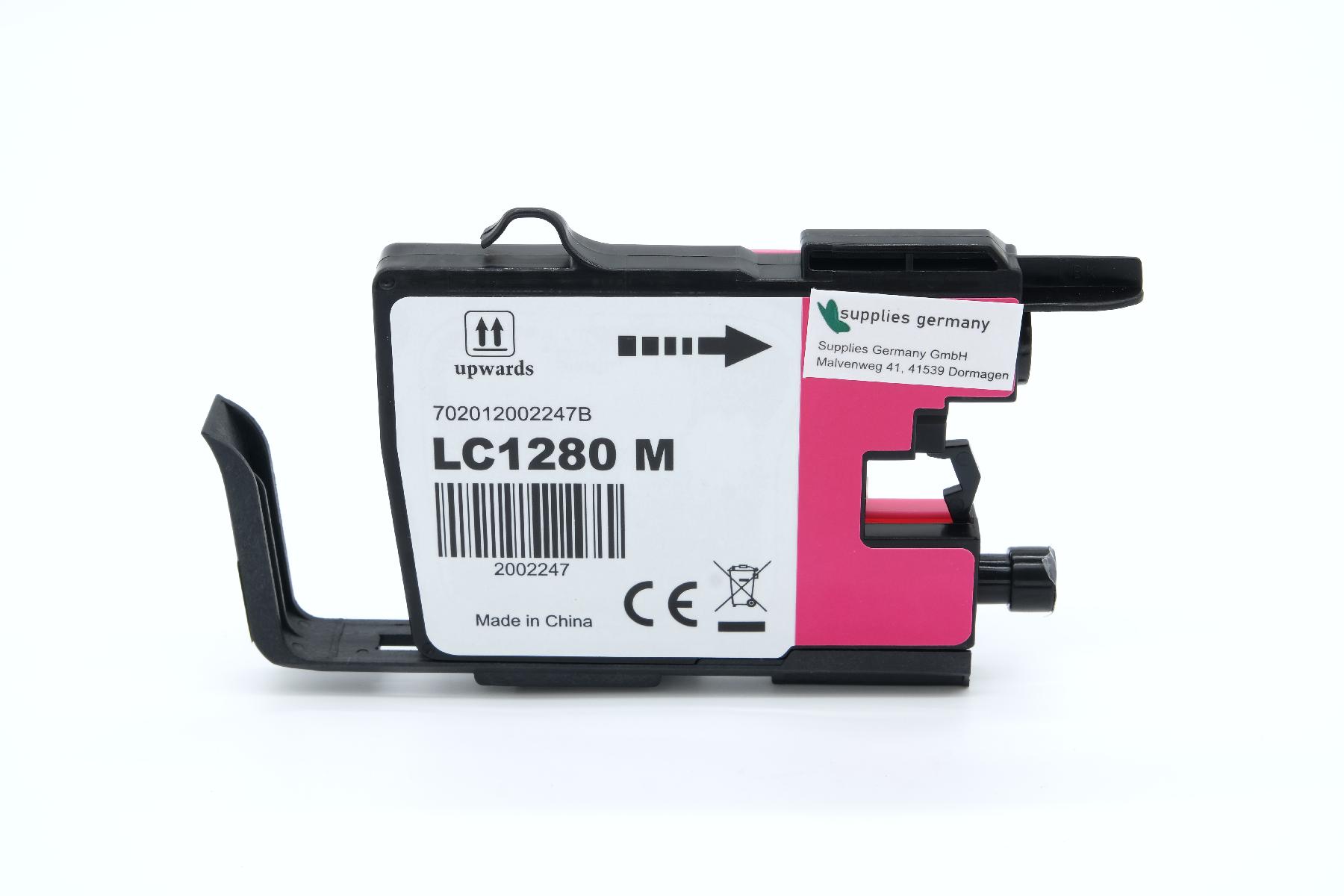 Alternativ Tinte Magenta für Brothe / LC1280XLM / 20ml
