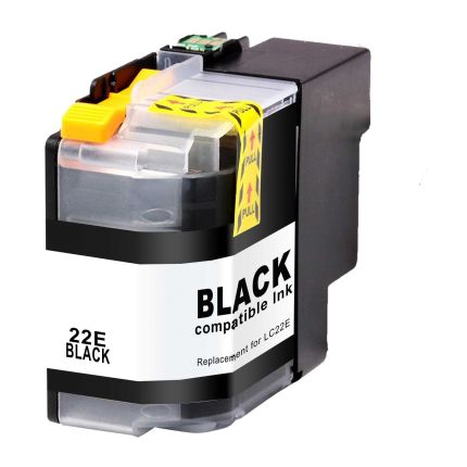 Alternativ Tinte Black für Brother / LC22EBK / 2.400 Seiten
