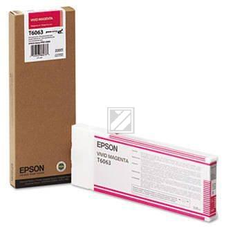 C13T606300 // T6063 / magenta / original EPSON Tintenpatrone magenta / C13T606300 / 220.00 ml