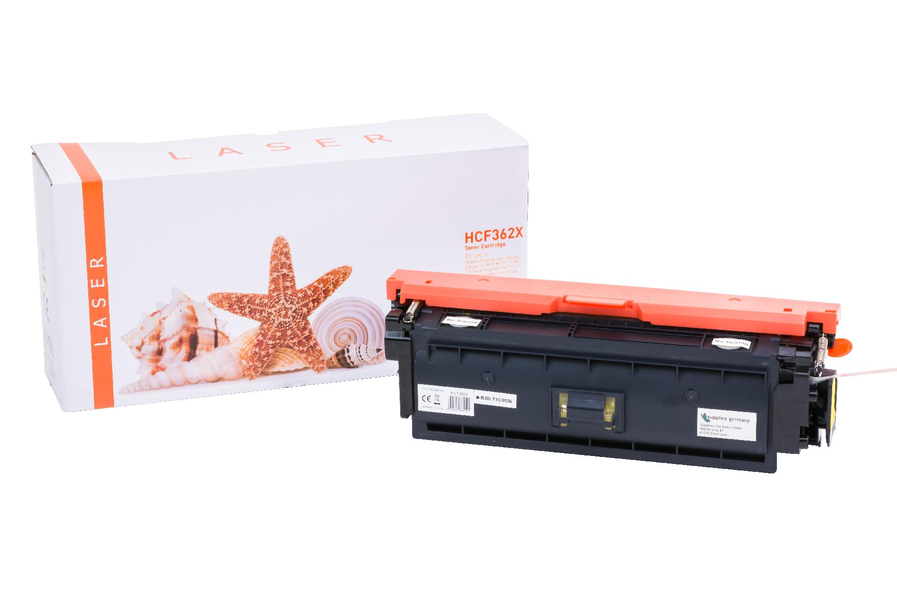 Alternativ Toner Yellow für HP / CF362X /508X / 9.500 Seiten