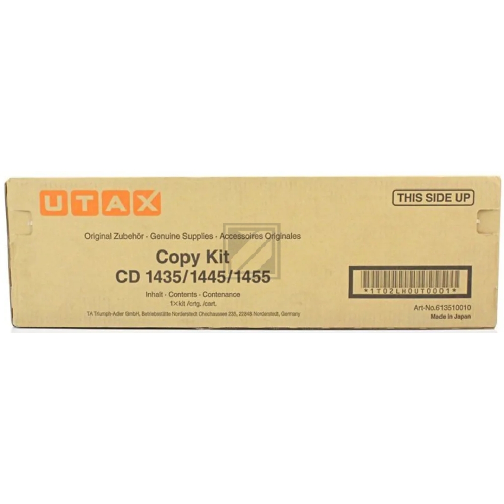 613510010 / schwarz / original UTAX Toner schwarz / 613510010 / 35000 S.