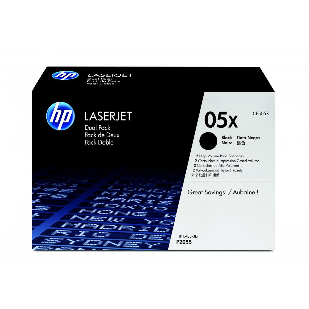 CE505XD // 05XD / schwarz / original HP Toner schwarz / CE505XD / 6500 S.