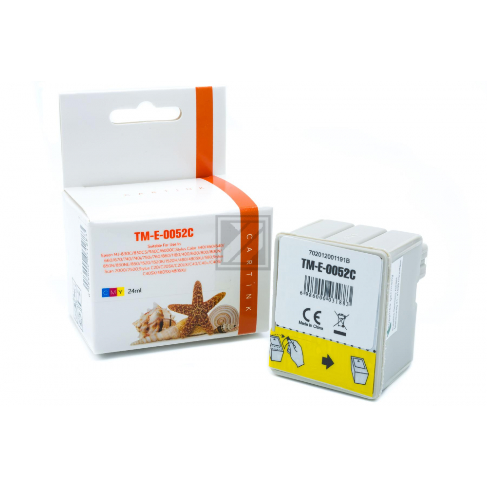 Alternativ Tinte Color für Epson / C13T05204010/SO20191/T014401/24ml