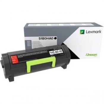 51B0HA0 / schwarz / original LEXMARK Toner schwarz / 51B0HA0 / 8500 S.