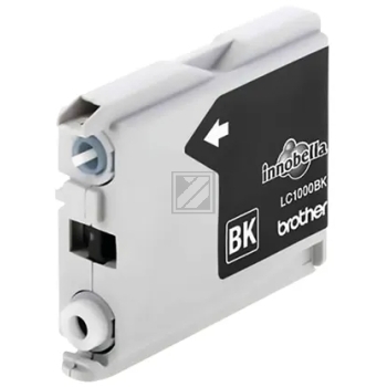 LC1000BK / schwarz / original BROTHER Tintenpatrone schwarz / LC1000BK / 500 S. / 18.60 ml