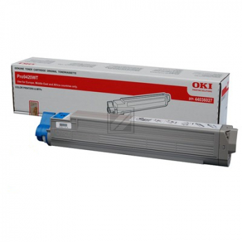 44036027 / cyan / original OKI Toner cyan / 44036027 / 15000 S.