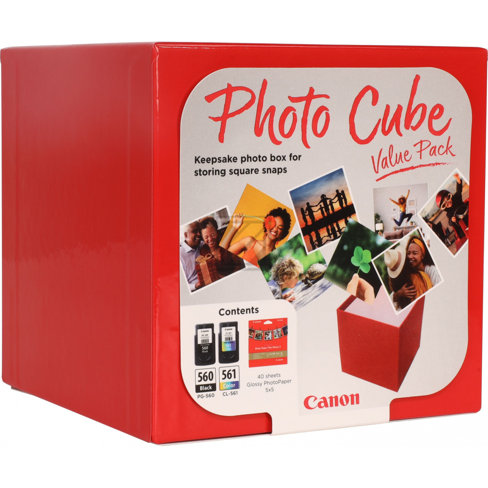 3713C007 // PG560CL561 / schwarz / original CANON Druckkopfpatrone Multipack / 3713C007