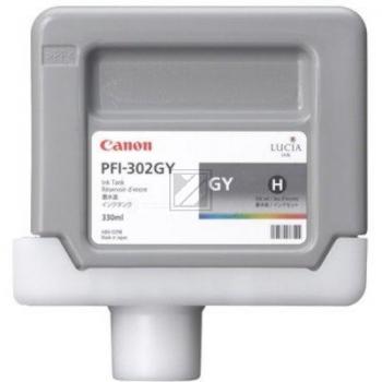 2217B001 // PFI302GY / original CANON Tintenpatrone grau / 2217B001 / 330.00 ml