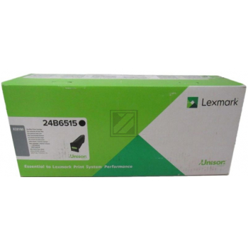 24B6515 / schwarz / original LEXMARK Toner schwarz / 24B6515 / 50000 S.