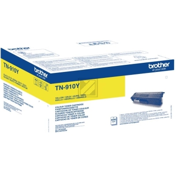 TN910Y / original BROTHER Toner gelb / TN910Y / 9000 S.