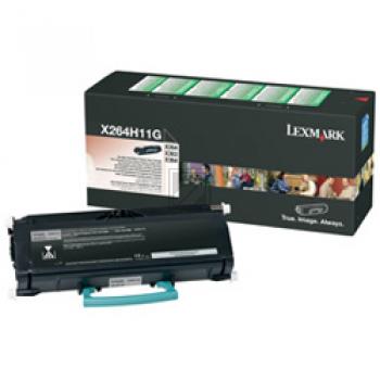X264H11G / schwarz / original LEXMARK Toner schwarz / X264H11G / 9000 S.