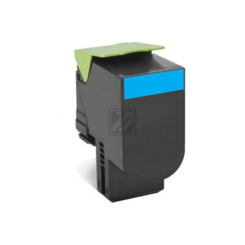 80C2XCE // 802XC / original LEXMARK Toner cyan / 80C2XCE / 4000 S.