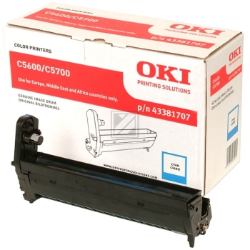 43381707 / cyan / original OKI Drum Kit / 43381707 / 20000 S.