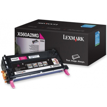 X560A2MG / magenta / original LEXMARK Toner magenta / X560A2MG / 4000 S.