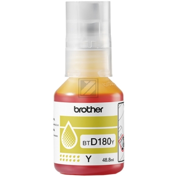 BTD180Y / gelb / original Brother Tintenflasche ge / BTD180Y / 5000 S. / 48.80 ml