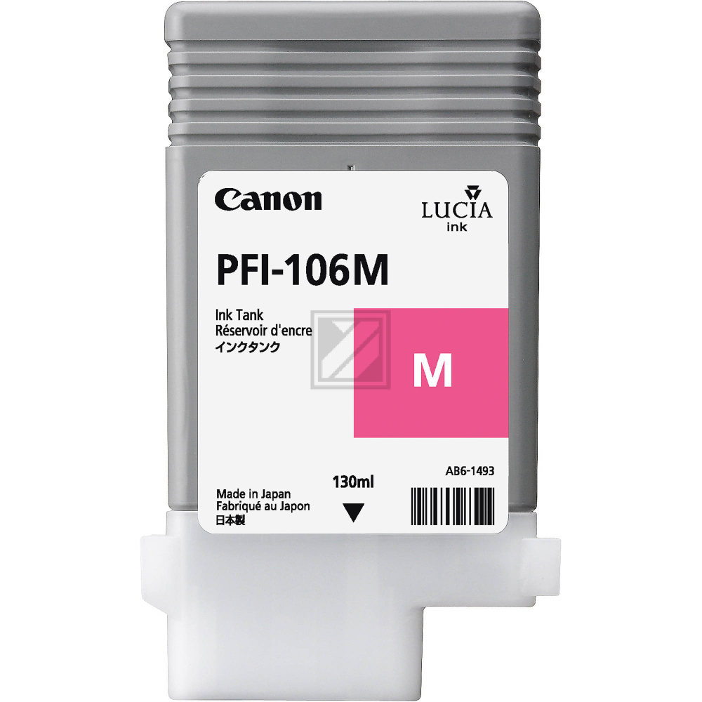 6623B001 // PFI106M / magenta / original CANON Tintenpatrone magenta / 6623B001 / 130.00 ml