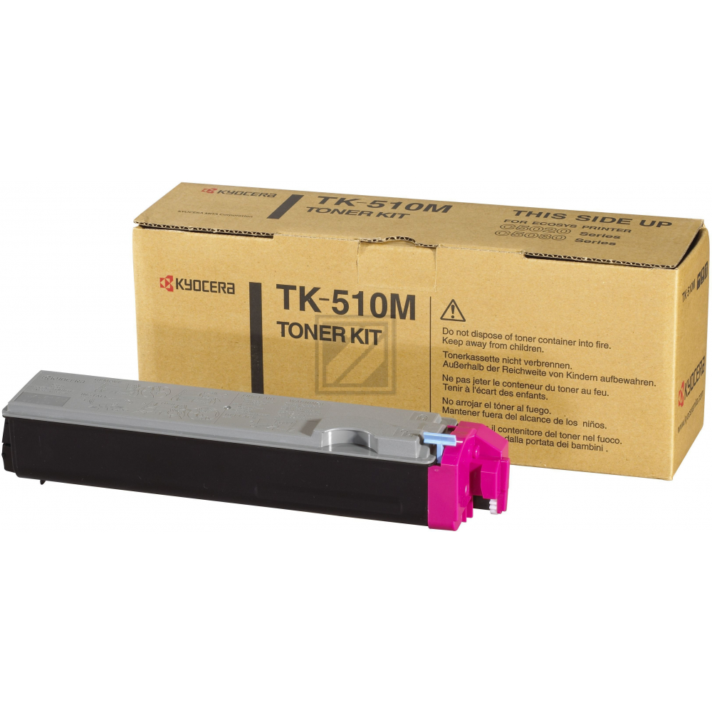 1T02F3BEU0 // TK510M / magenta / original KYOCERA Toner magenta / 1T02F3BEU0 / 8000 S.