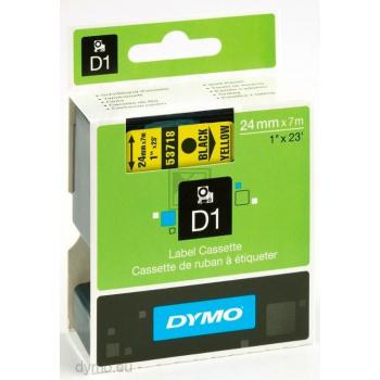 53718 // S0720980 / schwarz / original DYMO DirectLabelEtiketten / 53718