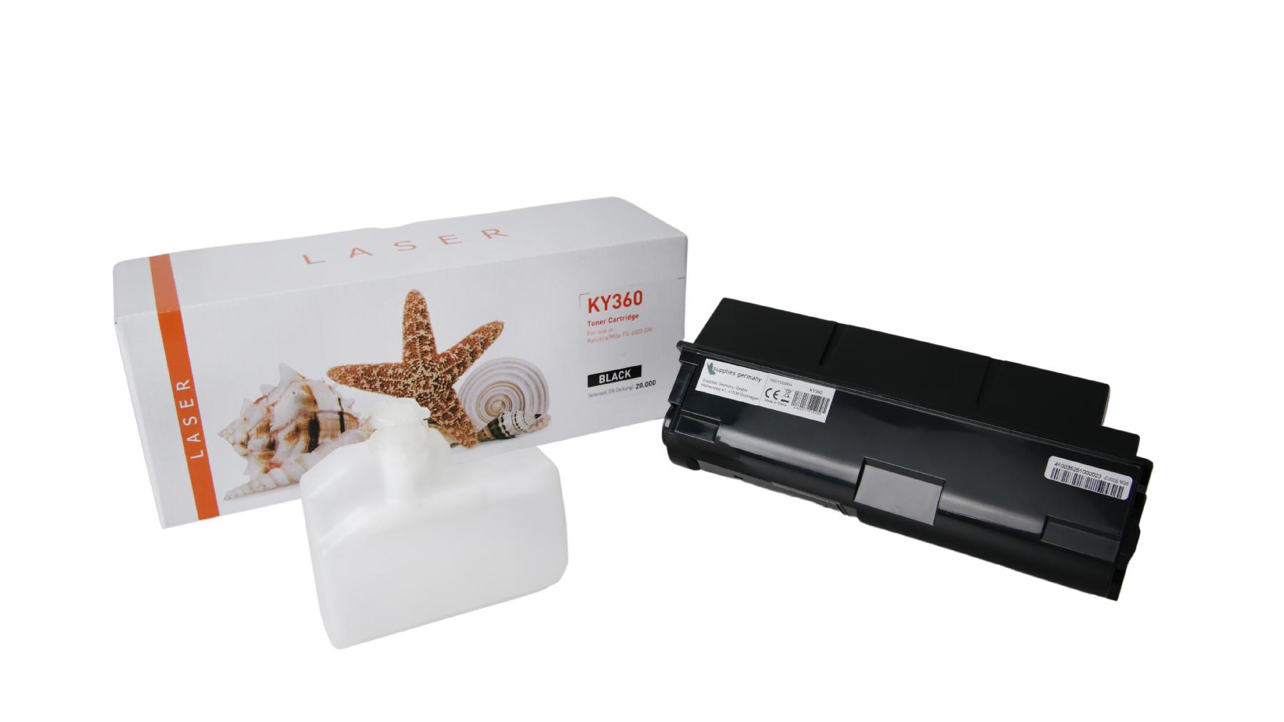 Alternativ Toner Black für Kyocera / TK360 / 20.000 Seiten