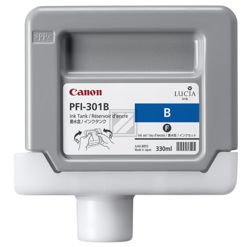 1494B001 // PFI301B / original CANON Tintenpatrone blau / 1494B001 / 330.00 ml