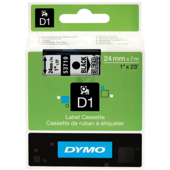 53710 // S0720920 / schwarz / original DYMO DirectLabelEtiketten / 53710