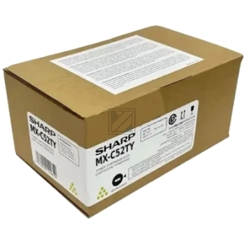 MXC52TY / gelb / original Sharp Toner gelb / MXC52TY / 14200 S.