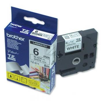 TZEFX241 / schwarz / original BROTHER PTouch Farbband / TZEFX241