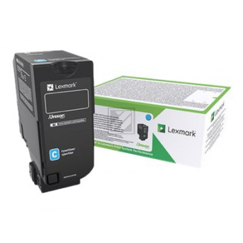84C2HCE / cyan / original LEXMARK Toner cyan / 84C2HCE / 16000 S.