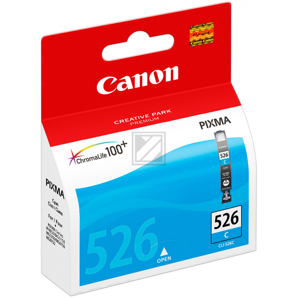 4541B001 // CLI526C / cyan / original CANON Tintenpatrone cyan / 4541B001 / 462 S. / 9.00 ml