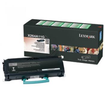 X264A11G / schwarz / original LEXMARK Toner schwarz / X264A11G / 3500 S.