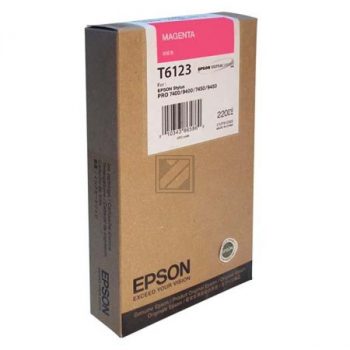 C13T612300 // T6123 / magenta / original EPSON Tintenpatrone magenta / C13T612300 / 220.00 ml