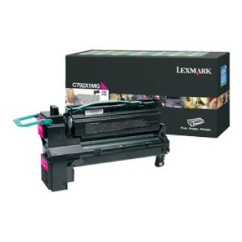 C792X1MG / magenta / original LEXMARK Toner magenta / C792X1MG / 20000 S.